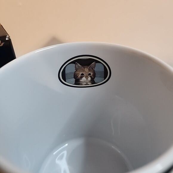 VTG 1997 Lang & Wise "Lord Buffington" Kitty Cat At Dining Table mug" with box - Picture 4 of 9